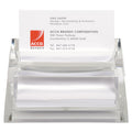 Swingline Stratus Acrylic Business Card Holder, Holds 40 3.5 x 2 Cards, 3.5 x 4.5 x 2.25, Clear