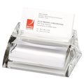 Swingline Stratus Acrylic Business Card Holder, Holds 40 3.5 x 2 Cards, 3.5 x 4.5 x 2.25, Clear