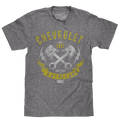 Chevrolet American Made T-Shirt - Gray by Tee Luv