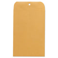 Universal Kraft Clasp Envelope, #63, Square Flap, Clasp/Gummed Closure, 6.5 x 9.5, Brown Kraft, 100/Box