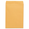Universal Catalog Envelope, 24 lb Bond Weight Paper, #10 1/2, Square Flap, Gummed Closure, 9 x 12, Brown Kraft, 250/Box