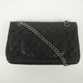 Chanel Matlasse Caviar Skin 2.55 Double Flap Chain Shoulder Bag Black #2534 by Bolt Boutique