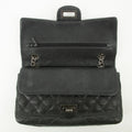 Chanel Matlasse Caviar Skin 2.55 Double Flap Chain Shoulder Bag Black #2534 by Bolt Boutique