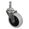 Rubbermaid Mop Bucket/Wringer Replacement Caster, Grip Ring Type C Stem, 3" Wheel, Gray/Silver