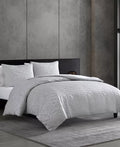 Vera Wang Illusion Grey Comforter Set, King by Vanessa Jane