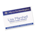 Avery Name Badge Insert Refills, Horizontal/Vertical, 2 1/4 x 3 1/2, White, 400/Box