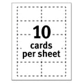 Avery Clean Edge Business Cards, Laser, 2 x 3.5, White, 1,000 Cards, 10 Cards/Sheet, 100 Sheets/Box
