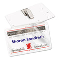 Avery Self-Laminating Laser/Inkjet Printer Badges, 2.25 x 3.5, White, 30/Box