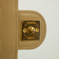 Chanel Lamb Skin Beige Single Flap Gold Hardware Shoulder Bag-#2545 by Bolt Boutique