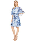 Lauren Ralph Lauren Mandie Elbow Sleeve Day Dress, Navy/Blue, Size 2 by Vanessa Jane