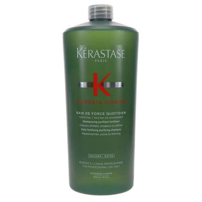 Kerastase Genesis Homme Bain De Force Quotidien Shampoo 33.8 Oz by Pasteur Pharmacy