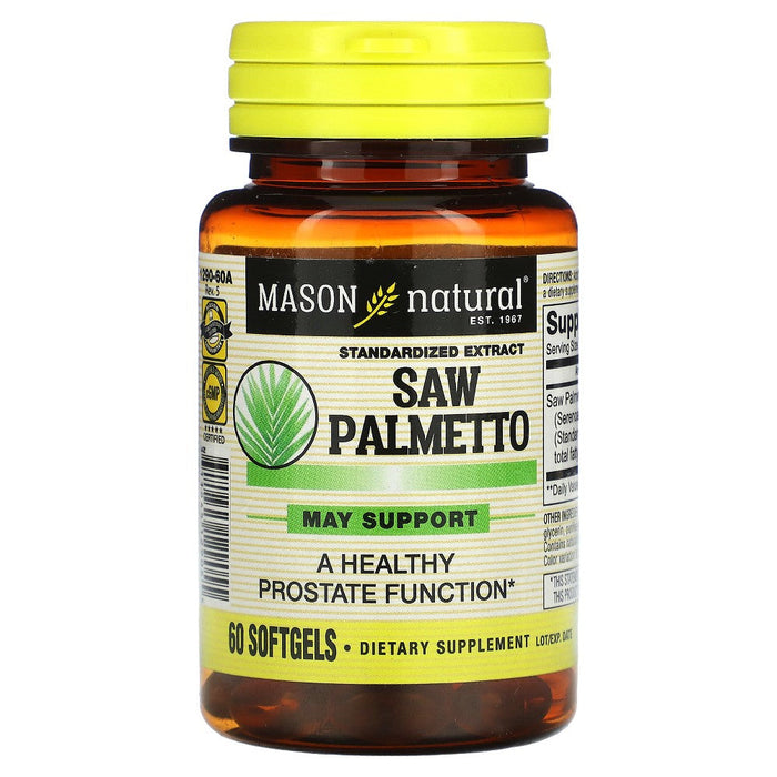 Mason Natural Saw Palmetto Prostate Comfort Softgels by Pasteur Pharmacy