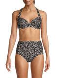 Calvin Klein Pleated Convertible Underwire Bikini Top by Vanessa Jane