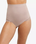 Maidenform Womens Eco Lace Mid-Brief Panty in Beige, Size Large by Vanessa Jane