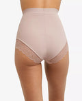 Maidenform Womens Eco Lace Mid-Brief Panty in Beige, Size Large by Vanessa Jane