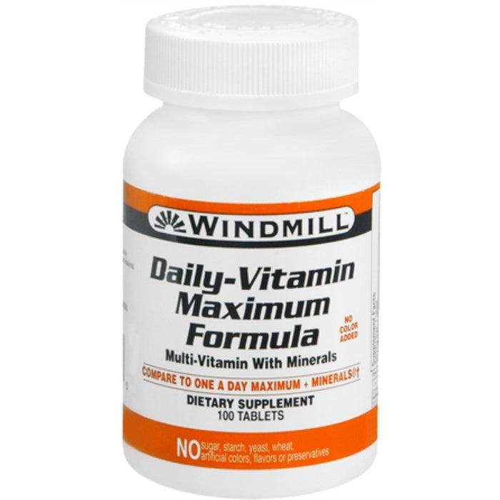 Windmill® Daily Vitamin Maximum Formula – 100 Tablets by Pasteur Pharmacy