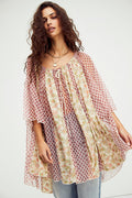 Free People Sunshine Combo Because I Love You Top, Size Small by Vanessa Jane