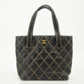 Chanel Black Wild Stitch Quilted Handbag Small #2554 by Bolt Boutique