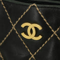 Chanel Black Wild Stitch Quilted Handbag Small #2554 by Bolt Boutique