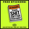 Ain't For Everybody - Hard Hat Decal by Armed American Supply