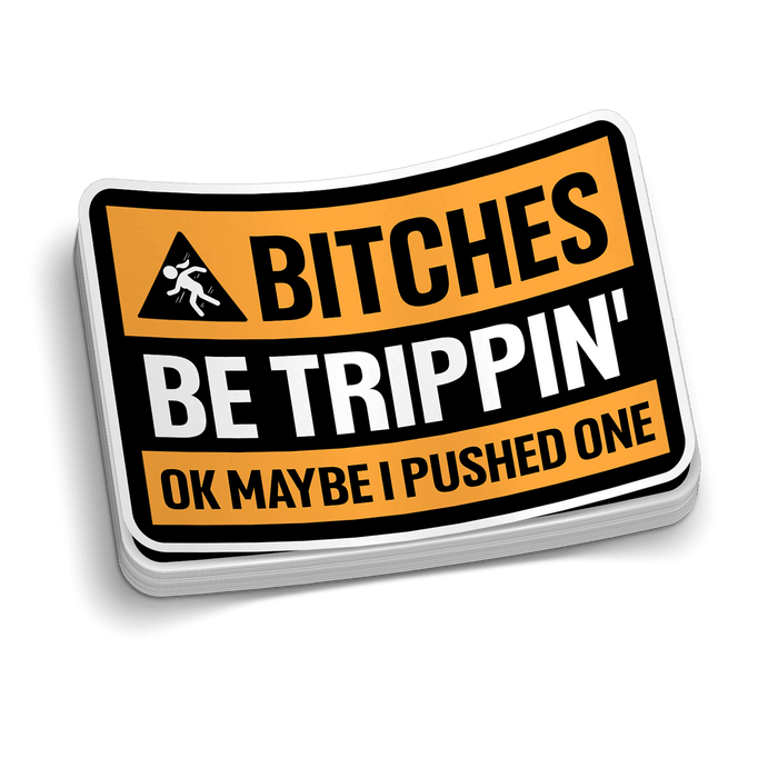 Trippin - Hard Hat Decal by Armed American Supply