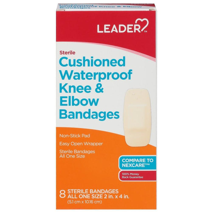 The Leader Sterile Cushioned Waterproof Knee & Elbow Bandages by Pasteur Pharmacy