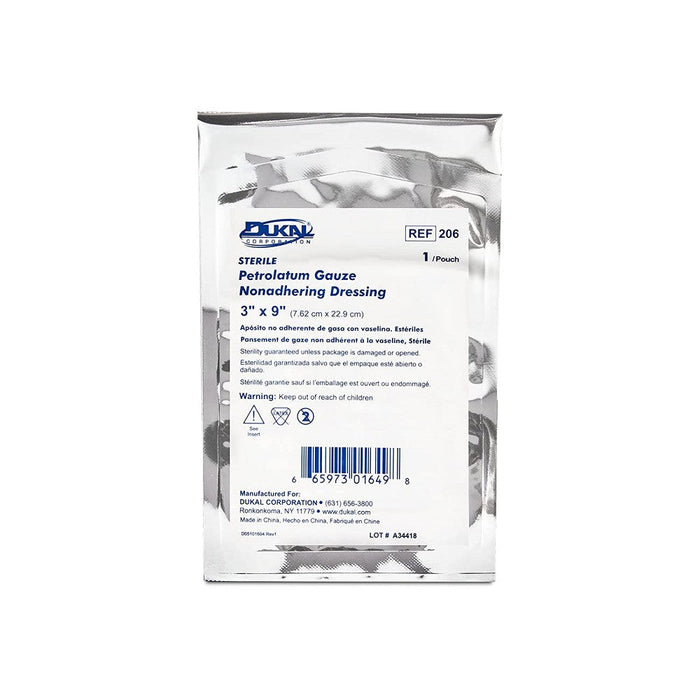 Dukal Petrolatum Dressing 3X9In 50ct by Pasteur Pharmacy