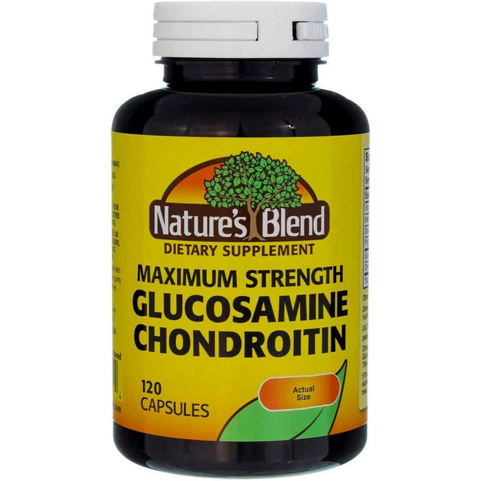 Nature's Blend Glucosamine Chondroitin Max Strength Gelcaps 120Ct by Pasteur Pharmacy