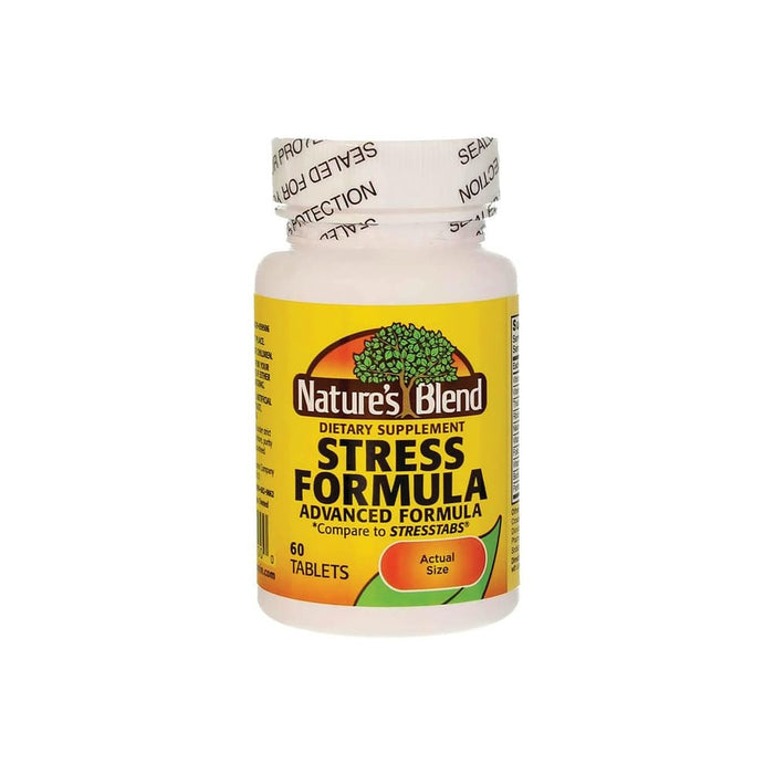Nature's Blend® Stress Formula – High Potency B-Complex (60 Tablets) by Pasteur Pharmacy