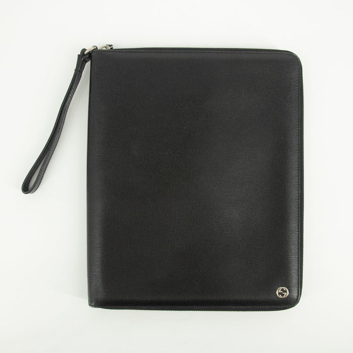 Gucci Black Leather Zip Around Clutch Bag #2574 by Bolt Boutique