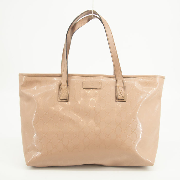 Gucci GG Imprime PVC Tote Bag Pink #2575 by Bolt Boutique