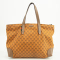 Gucci GG Canvas Orange x Brown Tote Bag #2578 by Bolt Boutique