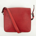 Louis Vuitton Red Epi Cartouchiere PM Crossbody Bag #2581 by Bolt Boutique