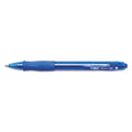 BIC GLIDE Bold Ballpoint Pen, Retractable, Bold 1.6 mm, Blue Ink, Translucent Blue Barrel, Dozen