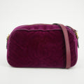 Gucci Purple GG Marmont Velvet Crossbody Bag #2583 by Bolt Boutique