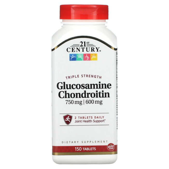 21st Century Glucosamine / Chondroitin, Triple Strength, 750 Mg / 600 Mg, 150 Tablets by Pasteur Pharmacy
