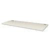 HON Voi Rectangular Worksurface, Two Grommets, 60" x 24" x , Silver