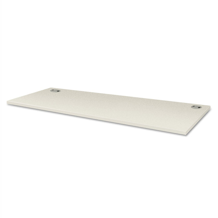 HON Voi Rectangular Worksurface, Two Grommets, 60" x 24" x , Silver