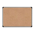 Universal Cork Board with Aluminum Frame, 36 x 24, Natural, Silver Frame