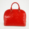 LV Red Vernis Alma BB #2585 by Bolt Boutique