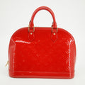 LV Red Vernis Alma BB #2585 by Bolt Boutique