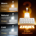 12-in-1 Adjustable Desk Lamp Power Strip – 6 AC Outlets, 3 USB-A & 2 Type-C Ports, Surge Protection by DailySale