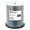 Verbatim CD-R Printable Recordable Disc, 700 MB/80 min, 52x, Spindle, White, 100/Pack