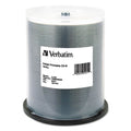 Verbatim CD-R Printable Recordable Disc, 700 MB/80 min, 52x, Spindle, White, 100/Pack