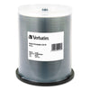 Verbatim CD-R Printable Recordable Disc, 700 MB/80 min, 52x, Spindle, Silver, 100/Pack