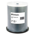Verbatim CD-R Printable Recordable Disc, 700 MB/80 min, 52x, Spindle, Silver, 100/Pack