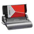 Fellowes Quasar 500 Electric Comb Binding System, 500 Sheets, 16.88 x 15.38 x 5.13, Metallic Gray