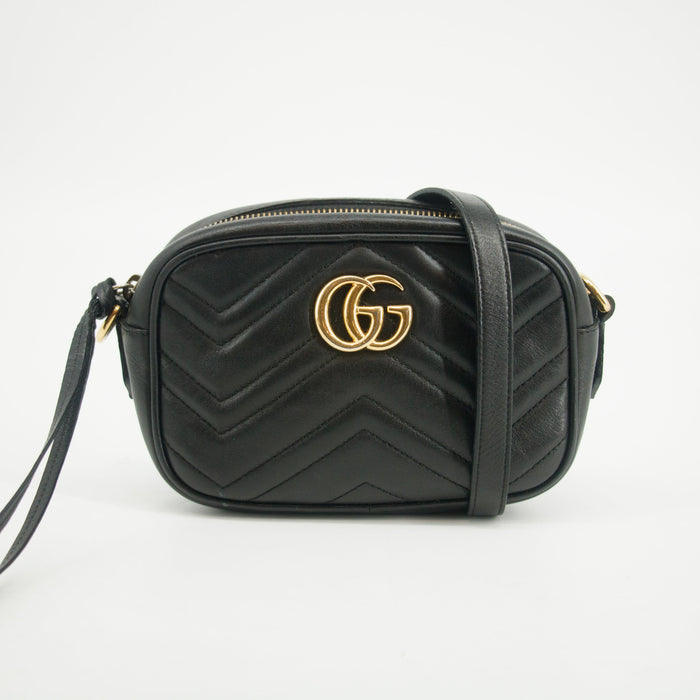Gucci Black Marmont Chain Shoulder Bag #2589 by Bolt Boutique