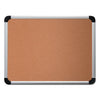 Universal Cork Board with Aluminum Frame, 36 x 24, Natural, Silver Frame