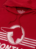 Pontiac Logo Hooded Sweatshirt - Red by Tee Luv